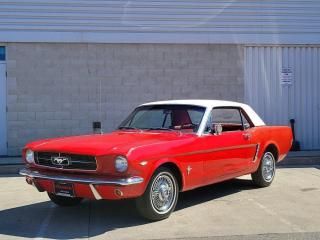 Used 1965 Ford Mustang V8 4.7L 289 MOTOR **AUTOMATIC-RED LEATHER-WHITE TOP** for sale in Toronto, ON