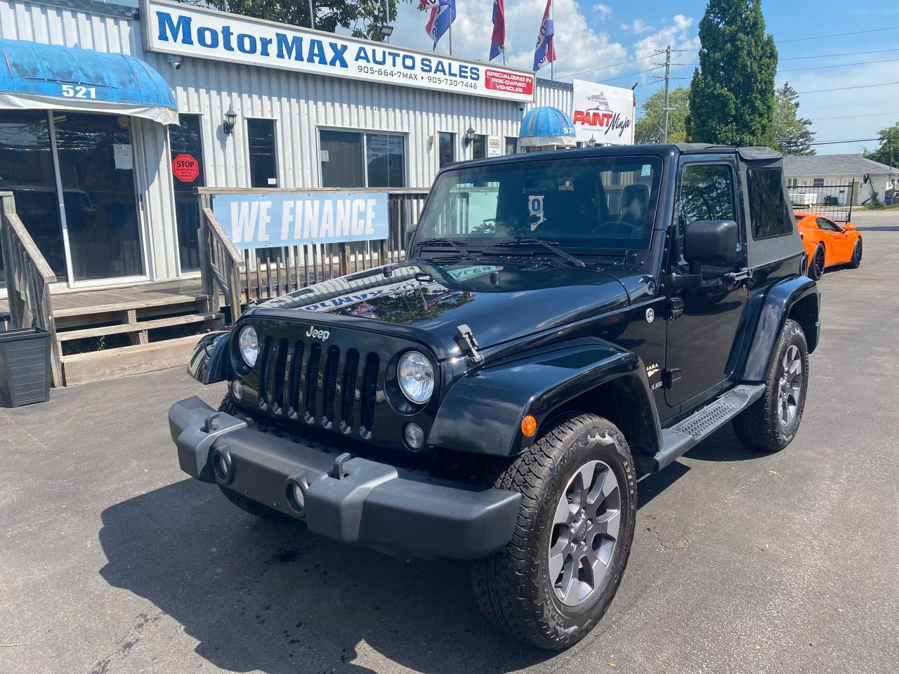 Used 2014 Jeep Wrangler Sahara-UNLIMITED-4WD-We Finance in Stoney Creek |  Motormax Auto Sales