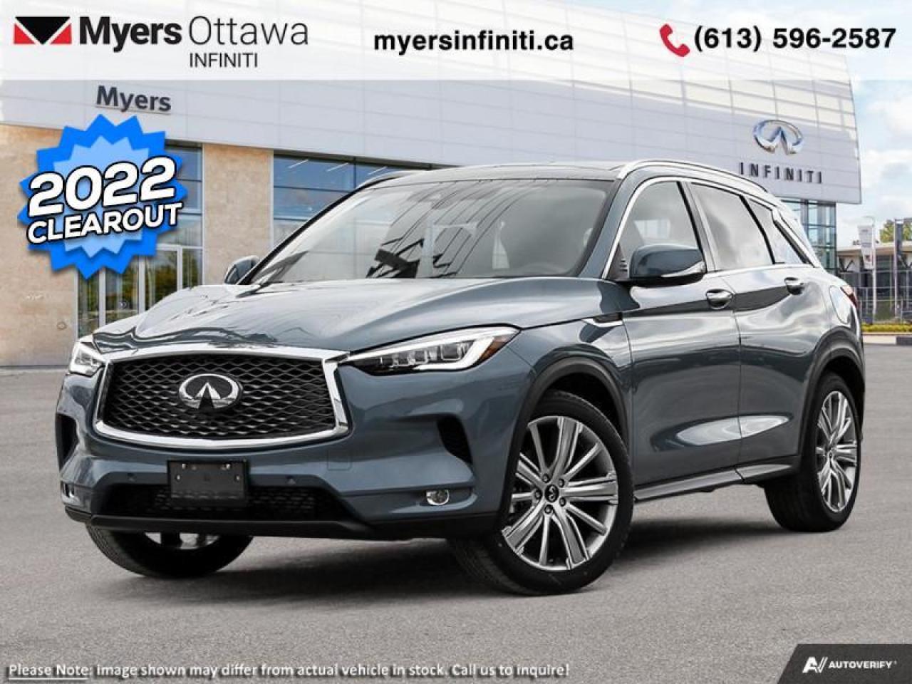 New 2022 Infiniti QX50 Sensory  - HUD -  Sunroof -  Cooled Seats for sale in Ottawa, ON