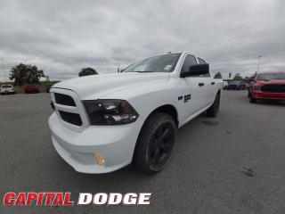 This Ram 1500 Classic delivers a Regular Unleaded V-8 5.7 L engine powering this Automatic transmission. WHEELS: 20 X 8 SEMI-GLOSS BLACK ALUMINUM -inc: Tires: P275/60R20 OWL AS, Black Exterior Badging, Semi-Gloss Black Wheel Centre Hub, TRANSMISSION: 8-SPEED TORQUEFLITE AUTOMATIC (DFK) -inc: Active Grille Shutters, Electronic Shift, TIRES: P275/60R20 OWL AS.*This Ram 1500 Classic Comes Equipped with These Options *QUICK ORDER PACKAGE 26J EXPRESS -inc: Engine: 5.7L HEMI VVT V8 w/FuelSaver MDS, Transmission: 8-Speed TorqueFlite Automatic (DFK), GVWR: 3,129 kgs (6,900 lbs), Park-Sense Rear Park Assist System, Body-Colour Front Fascia, Body-Colour Grille, Body-Colour Rear Bumper w/Step Pads, Ram 1500 Express Group, EXPRESS BLACK ACCENTS PACKAGE -inc: Black 5.7L Hemi Badge, Black RAMs Head Tailgate Badge, Black 4x4 Badge, Black Dual Exhaust Tips, Black Headlamp Bezels, Wheels: 20 x 8 High Gloss Black Aluminum, Body-Colour Grille w/Black RAMs Head , REMOTE KEYLESS ENTRY, RADIO: UCONNECT 5 W/8.4 DISPLAY, GVWR: 3,129 KGS (6,900 LBS), ENGINE: 5.7L HEMI VVT V8 W/FUELSAVER MDS -inc: Electronically Controlled Throttle, Heavy-Duty Engine Cooling, Next Generation Engine Controller, Engine Oil Heat Exchanger, Hemi Badge, Heavy-Duty Transmission Oil Cooler, Engine Calibration Flash - V2, ELECTRONICS CONVENIENCE GROUP -inc: 7 Customizable In-Cluster Display, BRIGHT WHITE, BLACK, CLOTH FRONT 40/20/40 BENCH SEAT, 3.21 REAR AXLE RATIO (STD).* Why Buy From Us? *Thank you for choosing Capital Dodge as your preferred dealership. We have been helping customers and families here in Ottawa for over 60 years. From our old location on Carling Avenue to our Brand New Dealership here in Kanata, at the Palladium AutoPark. If youre looking for the best price, best selection and best service, please come on in to Capital Dodge and our Friendly Staff will be happy to help you with all of your Driving Needs. You Always Save More at Ottawas Favourite Chrysler Store* Visit Us Today *Stop by Capital Dodge Chrysler Jeep located at 2500 Palladium Dr Unit 1200, Kanata, ON K2V 1E2 for a quick visit and a great vehicle!