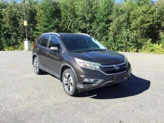 Used 2015 Honda CR-V Touring NEW ARRIVAL | ONE OWNER | SUNROOF | LEATHER | HEATED SEATS | NAVI | TOW PKG | AWD for sale in Huntsville, ON