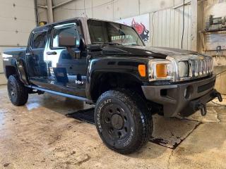 This vehicle comes with your choice of a FREE 12 Month Extended Warranty Plan! unlimited km powertrain coverage OR 12000km superior coverage which includes steering, brakes, electrical, fuel systems and more! Buy in absolute confidence at Full Throttle.2009 HummerH3TWhat a rare find of a Hummer Truck! You wont see many more of these out there.3.7L 5 CylinderAutomatic Transmission4 Wheel DriveAftermarket Stereo Unit with Bluetooth, wireless Carplay and android auto and HD Backup Camera.Remote start installedFresh Saskatchewan Safety certified and fully shopped. Brand new Tires, Brakes, Tie Rod Ends, Battery and more!Previously a Manitoba vehicle. Certified forregistration in Saskatchewan. Clean title.All listed prices are before GST & Saskatchewan PST.Dealer License Number #332702Has this piqued your interest? Good. Get on the phone and give us at Full Throttle a call at (306)244-7878 today - or stop by and see us at 1025 Brighton Boulevard in Saskatoon. Were open Monday through Friday, 9am to 6pm. Closed on Stat Holidays.Want to keep looking? Thats alright. Check our out full range of great, pre-owned vehicles online at:https://fullthrottleautos.ca/Finally, Full Throttle also means Full Service. We offer some of the lowest mechanic shop rates in the city on automobiles at $110/hour for our Journeymen mechanics! From regular maintenance to big jobs, we do it all.Did we mention we sell all our available makes and sizes of tires at ultra-low wholesale prices? Thats right. Call (306)244-7878 to book your appointment today!