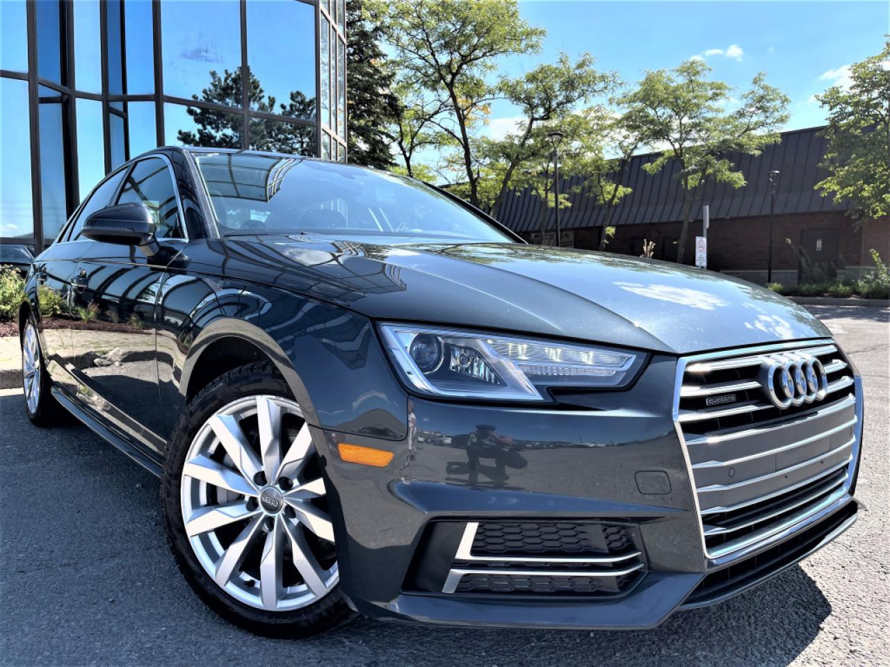 Used 2018 Audi A4 2.0|KOMFORT|QUATTRO|SUNROOF|ALLOYS|PREMIUM SOUND|REAR-VIEW| for sale in Brampton, ON