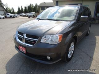 Used 2016 Dodge Grand Caravan LOADED CREW-MODEL 7 PASSENGER 3.6L - V6.. CAPTAINS.. STOW-N-GO.. LEATHER.. HEATED SEATS & WHEEL.. POWER DOORS & TAILGATE.. BACK-UP  CAMERA.. for sale in Bradford, ON