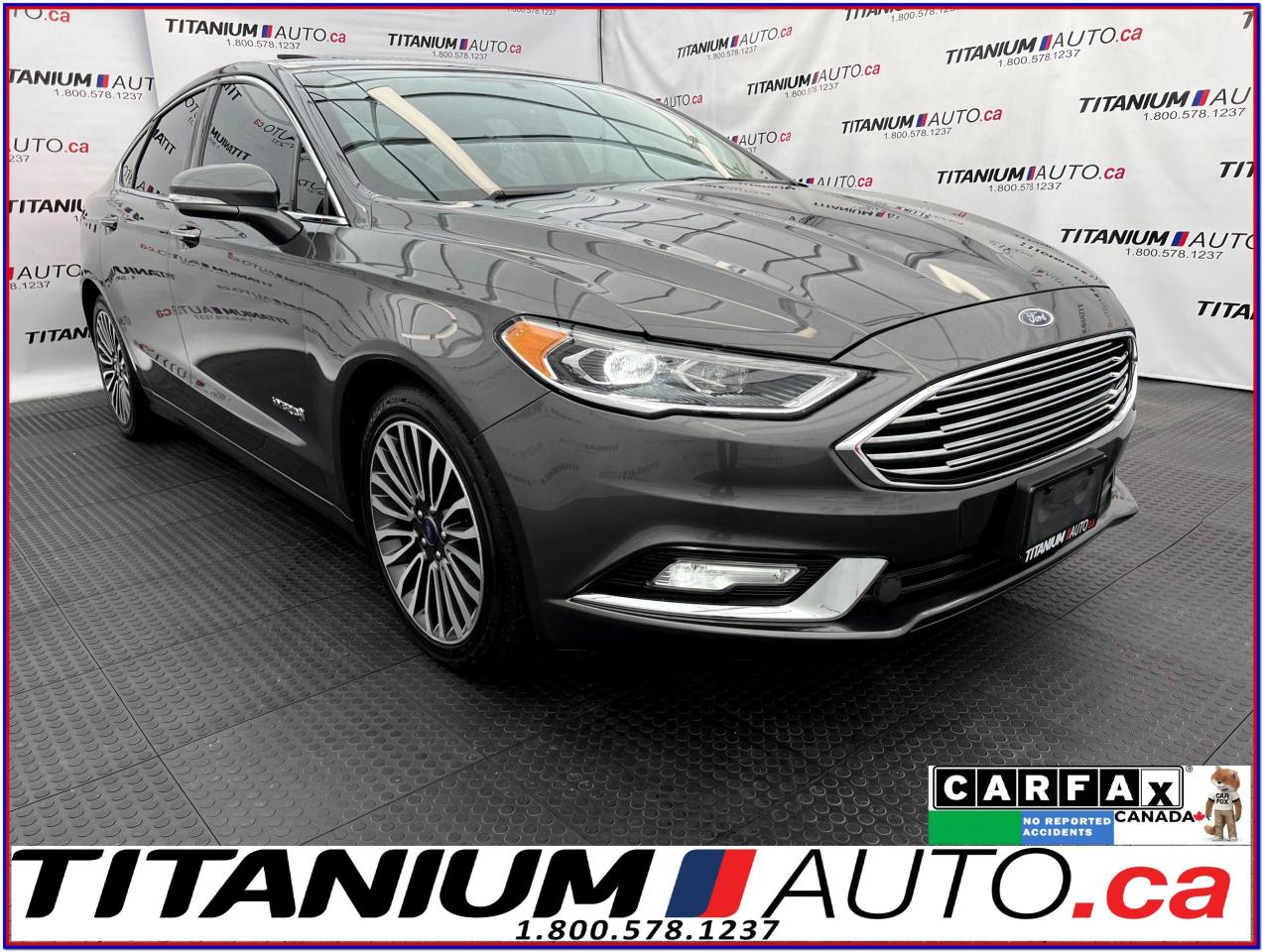 Used 2018 Ford Fusion Hybrid Titanium -GPS-Cooled Leather-Sunroof-Remote Start for sale in London, ON