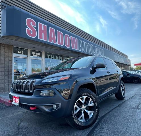 2015 Jeep Cherokee Trailhawk| No Accidents| Navi| Leather| HTD Seats|