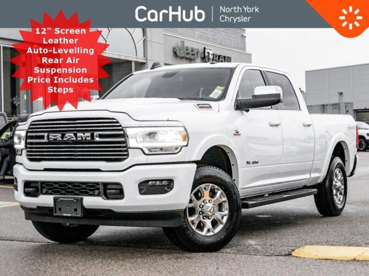 
This brand new 2022 RAM 2500 Laramie 4x4 Crew Cab with a 64 box is rugged, reliable, and ready for any job! It delivers a Intercooled Turbo Diesel I-6 6.7 L/408 engine powering this Automatic transmission. Wheels: 18 Polished Aluminum, Transmission: 6-Speed AUTOMATIC -inc: Bright Accent Shift Knob. Our advertised prices are for consumers (i.e. end users) only.

 

This RAM 2500 Features the Following Options

 

Engine: 6.7L Cummins I-6 Turbo Diesel $7,295

Transmission: 6-Speed Automatic $2,155

Radio: Uconnect 5 Nav w/12.0 Display $2,070

Leather-Faced Front Vented Bucket Seats $1,600

Rear Auto-Levelling Air Suspension $1,595

Laramie Level A Equipment Group $1,095

Towing Technology Group B $845

Sport Appearance Package $695

Dual Alternators Rated At 440 Amps $350

Heavy-Duty Snowplow Prep Group $325

IP-Mounted Auxiliary Switches $200

Protection Group $175

 

Heated & Vented Leather Power Front Seats w/ Drivers Memory, Heated Steering Wheel, 12 Display w/ Navigation, Backup & Surround Cameras w ParkSense, Mirror Cameras, Cargo Camera, AUX Camera Capable, Remote Start, ALPINE Sound, Sport Appearance Package, Sidesteps, Trailer Braking Control, Auxiliary IP Dash Mounted Switches, Rear Air Suspension w/ Alt Trailer Height Control, Tow Hitch Receiver, 4x4 w/ Drivetrain Controls, Tow/Haul Modes, Exhaust Braking, Alexa, Android Auto Capable, AM/FM/SiriusXM-Ready, Bluetooth, USB/AUX, Voice Commands, WiFi Capable, Dual Zone Climate, Cruise Control, Rear In-floor Cargo Storage, Tire Fill Assist, Hill Start Assist, Push Button Start, Power Windows & Mirrors w/ Power Fold & Tow Modes, Power Adjustable Pedals, Auto Lights, Steering Wheel Media Controls, Remote Tailgate Release, Mirror Dimmer, Garage Door Opener, Power Sliding Rear Window, TOWING TECHNOLOGY GROUP B -inc: Centre Stop Lamp w/Cargo Camera, Mirror-Mounted Aux Reverse Lamps, Surround View Camera System, Bright Power Tow Spotter Mirrors w/Memory, Exterior Mirrors w/Memory Settings, Power Folding Exterior Mirrors, Trailer Reverse Guidance, Power Convex Aux Exterior Mirrors, SPORT APPEARANCE PACKAGE -inc: Body-Colour Grille Surround, Black Interior Accents, Sport Decal, Body-Colour Door Handles, Body-Colour Front Bumper, Painted Rear Bumper, PACKAGE 2HH -inc: Engine: 6.7L Cummins I-6 Turbo Diesel, Transmission: 6-Speed Automatic, TOW HOOKS, REAR AUTO-LEVELLING AIR SUSPENSION -inc: Air Suspension Decal, RADIO: UCONNECT 5 NAV W/12.0 DISPLAY, PROTECTION GROUP, MONOTONE PAINT, LARAMIE LEVEL A EQUIPMENT GROUP -inc: Mirror-Mounted Aux Reverse Lamps, Rain-Sensing Windshield Wipers, Power Adjustable Pedals w/Memory, Bright Power Tow Spotter Mirrors w/Memory, Front Ventilated Seats, Remote Tailgate Release, Automatic High-Beam Headlamp Control, Exterior Mirrors w/Memory Settings, Power Folding Exterior Mirrors, Door Trim Panel Foam Bottle Insert, 2nd Row In-Floor Storage Bins, Radio/Driver Seat/Mirrors/Pedals Memory, Power Convex Aux Exterior Mirrors, IP-MOUNTED AUXILIARY SWITCHES -inc: Dash Pass-Thru Wire Circuits.

 
The best selection of new Chrysler, Dodge, Jeep and Ram at CarHub.
 

Drive Happy with CarHub
*** All-inclusive, upfront prices -- no haggling, negotiations, pressure, or games

*** Purchase or lease a vehicle and receive a $1000 CarHub Rewards card for Service

*** All available manufacturer rebates have been applied and included in our sale price

*** Purchase this vehicle fully online on CarHub websites

 

Transparency Statement
Due to current circumstances, shortage of inventory, and to prevent exports and non-retail purchases, cash sales are restricted to local customers residing within 8 km of our CarHub dealerships. $750 fee for all finance/lease deals -- no hidden costs. While every effort is taken to avoid errors, technical or human error can occur, so please confirm vehicle features, options, materials, and other specs with your CarHub representative. Prices, rates and payments are subject to change without notice.
