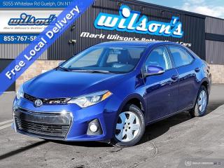 Used 2016 Toyota Corolla S Upgrade Package - Sunroof, Split Leather + Heated Seats, Reverse Camera, Alloy Wheels, & More! for sale in Guelph, ON