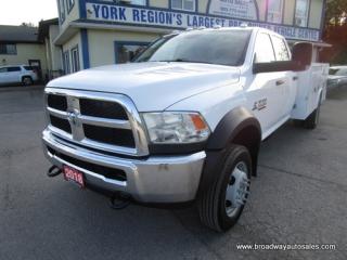 Used 2018 RAM 5500 HD Chassis WORK READY HEAVY-DUTY 6 PASSENGER 6.7L - CUMMINS.. 4X4.. CREW-CAB.. COMPONENT-BOX-BED.. TRAILER BRAKE.. BLUETOOTH SYSTEM.. TOW SUPPORT.. for sale in Bradford, ON