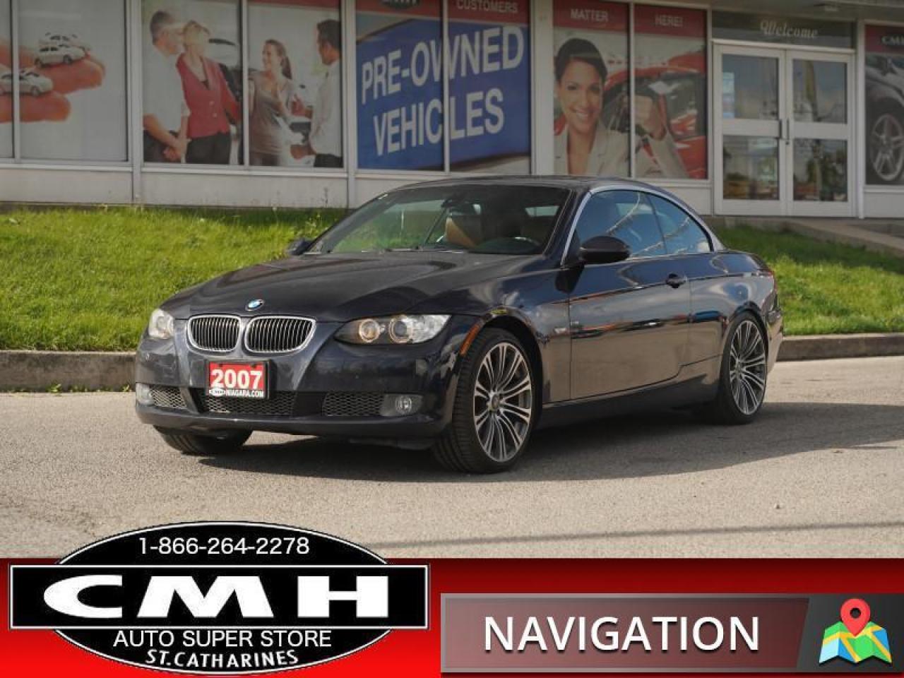 2007 BMW 3 Series 335i  NAV PARK-SENS HTD-SEATS 19-AL