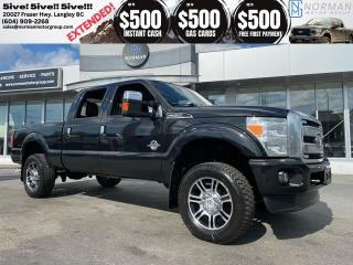 Used 2014 Ford F-350 Platinum 4WD DIESEL LEATHER NAVI SUNROOF CAMERA for sale in Langley, BC