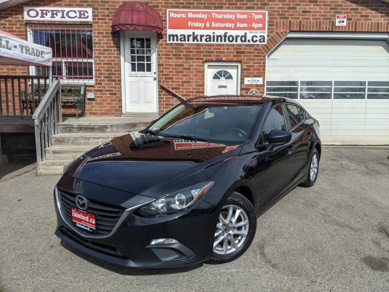 2016 Mazda MAZDA3 GS HTD CLTH MANUAL Bluetooth Navigation Backup Cam