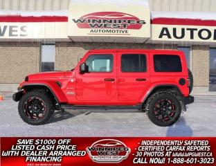 Used 2021 Jeep Wrangler UNLIMITED SAHARA 2.0L TURBO 4x4, LOADED, LIKE NEW! for sale in Headingley, MB