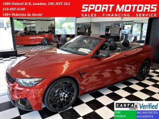 Used 2018 BMW M4 Cabriolet Ultimate PKG+DCT+Tech+Clean Carfax for sale in London, ON