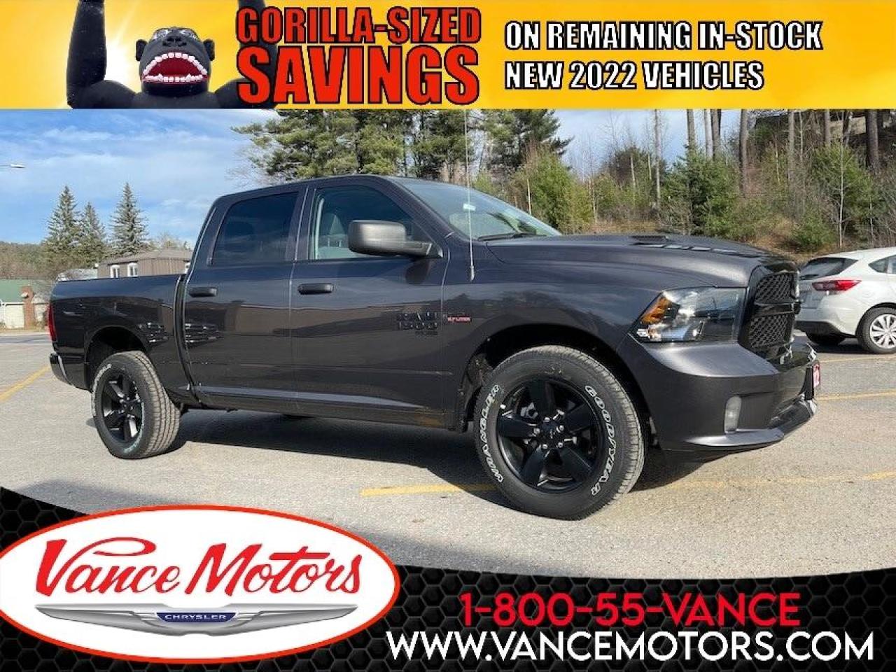 New 2022 RAM 1500 Classic Night Edition Sub Zero 4x4...V8*HTD SEATS! for sale in Bancroft, ON