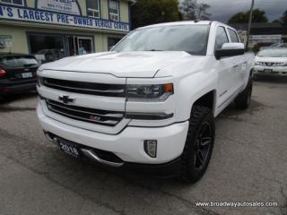 Used 2018 Chevrolet Silverado 1500 LOADED LTZ-Z71-MODEL 5 PASSENGER 5.3L - V8.. 4X4.. CREW-CAB.. SHORTY.. LEATHER.. HEATED/AC SEATS.. BLUETOOTH SYSTEM.. BACK-UP CAMERA.. for sale in Bradford, ON