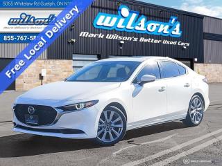 Used 2019 Mazda MAZDA3 GT AWD - Sunroof, Leather, Navigation, Blindspot Monitor, Reverse Camera, Alloy Wheels, & More! for sale in Guelph, ON