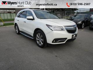 Used 2016 Acura MDX Elite  - Sunroof -  Cooled Seats for sale in Ottawa, ON
