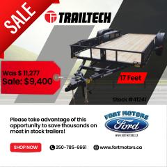 New 2022 TRAILTECH XL235-17FT  for sale in Fort St John, BC
