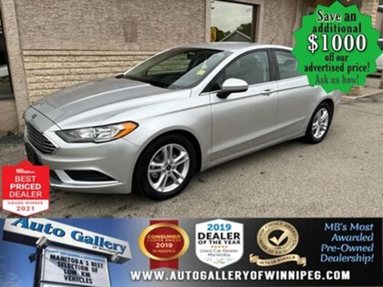 Used 2018 Ford Fusion SE* Remote Starter/SXM/Heated Seats/Only 46,427 km for sale in Winnipeg, MB