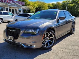 <p><span style=font-size: 13.5pt; line-height: 107%; font-family: Segoe UI,sans-serif; color: black;>***VERY LOW MILEAGE***EXCELLENT CONDITION LUXURIOUS GREY ON BLACK CHRYSLER 300 WITH S TRIM PACKAGE EQUIPPED W/ THE EVER RELIABLE 292 HORSEPOWER 6 CYLINDER 3.6L VVT ENGINE W/ 8 SPEED AUTOMATIC TRANSMISSION, LOADED W/ </span><span style=font-family: Segoe UI, sans-serif; font-size: 18px;>BEATS BY DRE PREMIUM SOUND SYSTEM, TINTED WINDOWS, </span><span style=font-family: Segoe UI, sans-serif; font-size: 13.5pt;>LEATHER/HEATED/POWER SEATS, PANORAMIC POWER MOONROOF, CRUISE CONTROL, FACTORY REMOTE CAR START, REAR-VIEW CAMERA, GPS NAVIGATION, BLUETOOTH CONNECTION, HEATED SIDE VIEW MIRRORS, AUTOMATIC HEADLIGHTS, KEYLESS/PROXIMITY ENTRY, PUSH BUTTON START, ALLOY RIMS, CERTIFIED W/ WARRANTIES AND MUCH MORE! This vehicle comes certified with all-in pricing excluding HST tax and licensing. Also included is a complimentary 36 days complete coverage safety and powertrain warranty, and one year limited powertrain warranty. Please visit our website at bossauto.ca today!</span><span style=font-family: Segoe UI, sans-serif; font-size: 13.5pt;> </span></p>