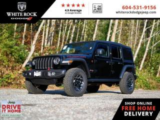 New 2023 Jeep Wrangler Unlimited Rubicon  -  Navigation for sale in Surrey, BC
