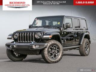 Used 2022 Jeep Wrangler 4xe RUBICON NO ACCIDENTS ONE OWNER for sale in Richmond, BC