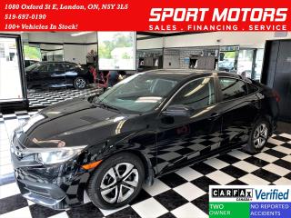 Used 2016 Honda Civic LX+New Tires & Brakes+ApplePlay+CLEAN CARFAX for sale in London, ON