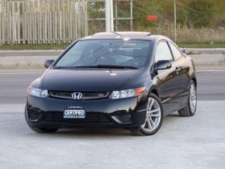 Used 2008 Honda Civic Si,NO-ACCIDENT,CERTIFIED,SUNROOF,ALLOY RIMS,LOADED for sale in Mississauga, ON