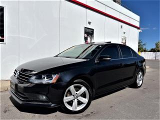 Used 2017 Volkswagen Jetta Sedan 1.8 TSI AUTO HIGHLINE-LEATHER-ROOF-CAMERA-110KMS-CERTIFIED for sale in Toronto, ON