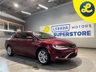 Used 2015 Chrysler 200 LIMITED * Uconnect 5.0-inch Touch/Hands-free communication 5-inch touchscreen * Push Button Start * Heated Cloth Seats * Power Driver Se for sale in Cambridge, ON