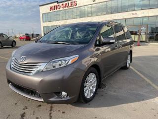 <p><strong>2017 Toyota Sienna XLE AWD sunroof/PANORAMIC ROOF /leather interior</strong></p><p>$34,999<br>No Extra Fees</p><p>*Call for appointment<br>WWW.MAXMOTORS.CA<br>3527 FAITHFULL AVE, SASKATOON, S7P0G1</p><p>306-955-5566<br>306-361-6889</p><p>VEHICLE OPTIONS:</p><p>-Heated steering and seats</p><p>-Remote start<br>-Sunroof<br>-Leather interior<br>-Power seats<br>-Push button<br>-Steering Wheel Controls<br>-Adaptive Cruise Control<br>-USB/Aux Input<br>-Bluetooth<br>-Audio channel<br>-CD player</p>