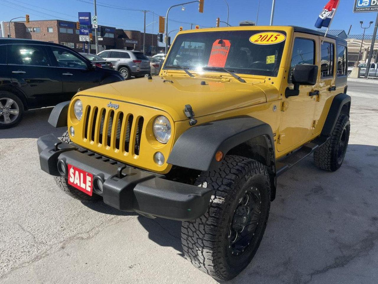 Used 2015 Jeep Wrangler Unlimited | 4x4 | Low Mileage | Wrangler Unlimited | Automatic | for sale in Winnipeg, MB