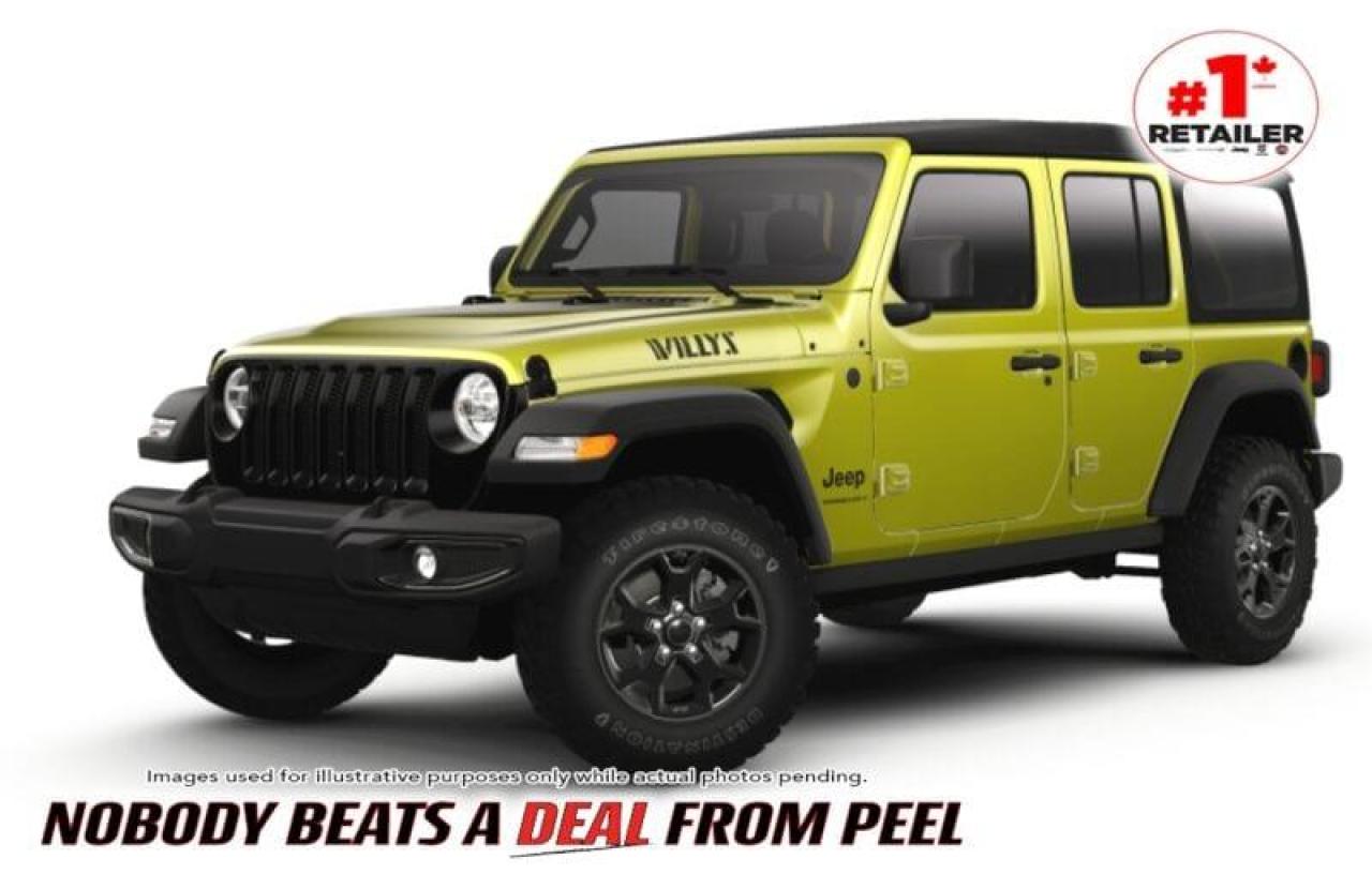 New 2023 Jeep Wrangler 4-Door Willys for sale in Mississauga, ON