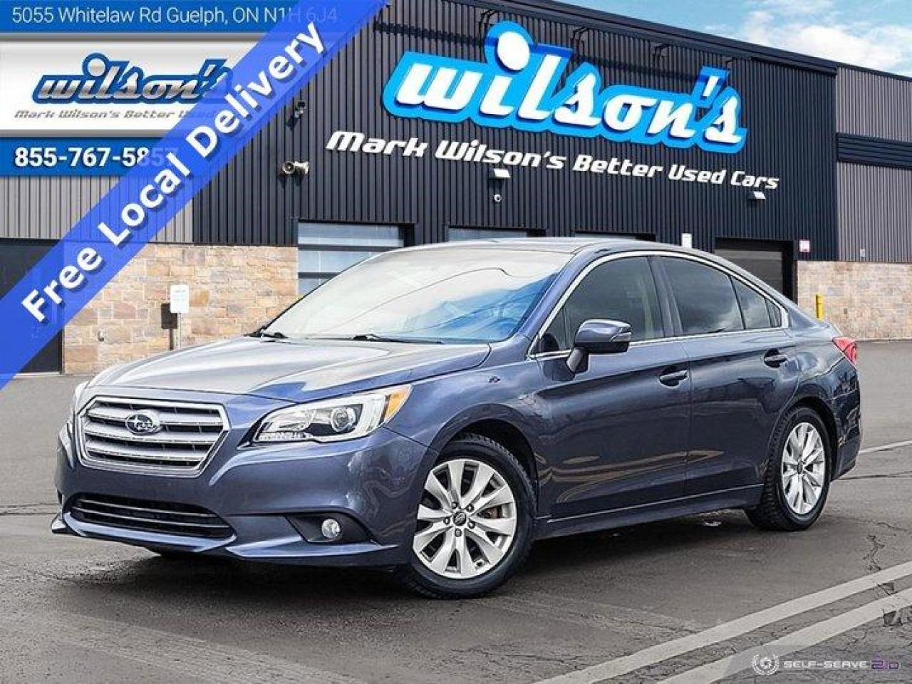 Used 2017 Subaru Legacy 3.6R w/Touring-Sunroof, Reverse Camera, Alloy Wheels, Heated Seats, Keyless Entry, Bluetooth & More! for sale in Guelph, ON