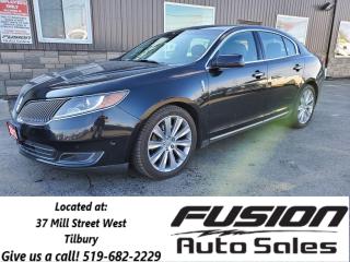 Used 2013 Lincoln MKS 3.5L AWD EcoBoost-SUNROOF-HEATED LEATHER-REMOTE ST for sale in Tilbury, ON