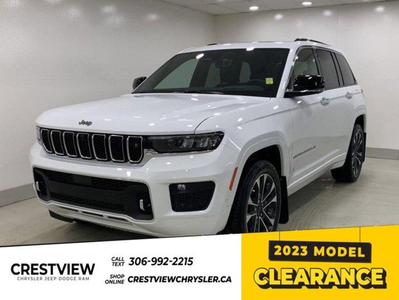New 2023 Jeep Grand Cherokee Overland | Leather | Sunroof | Navigation | for sale in Regina, SK