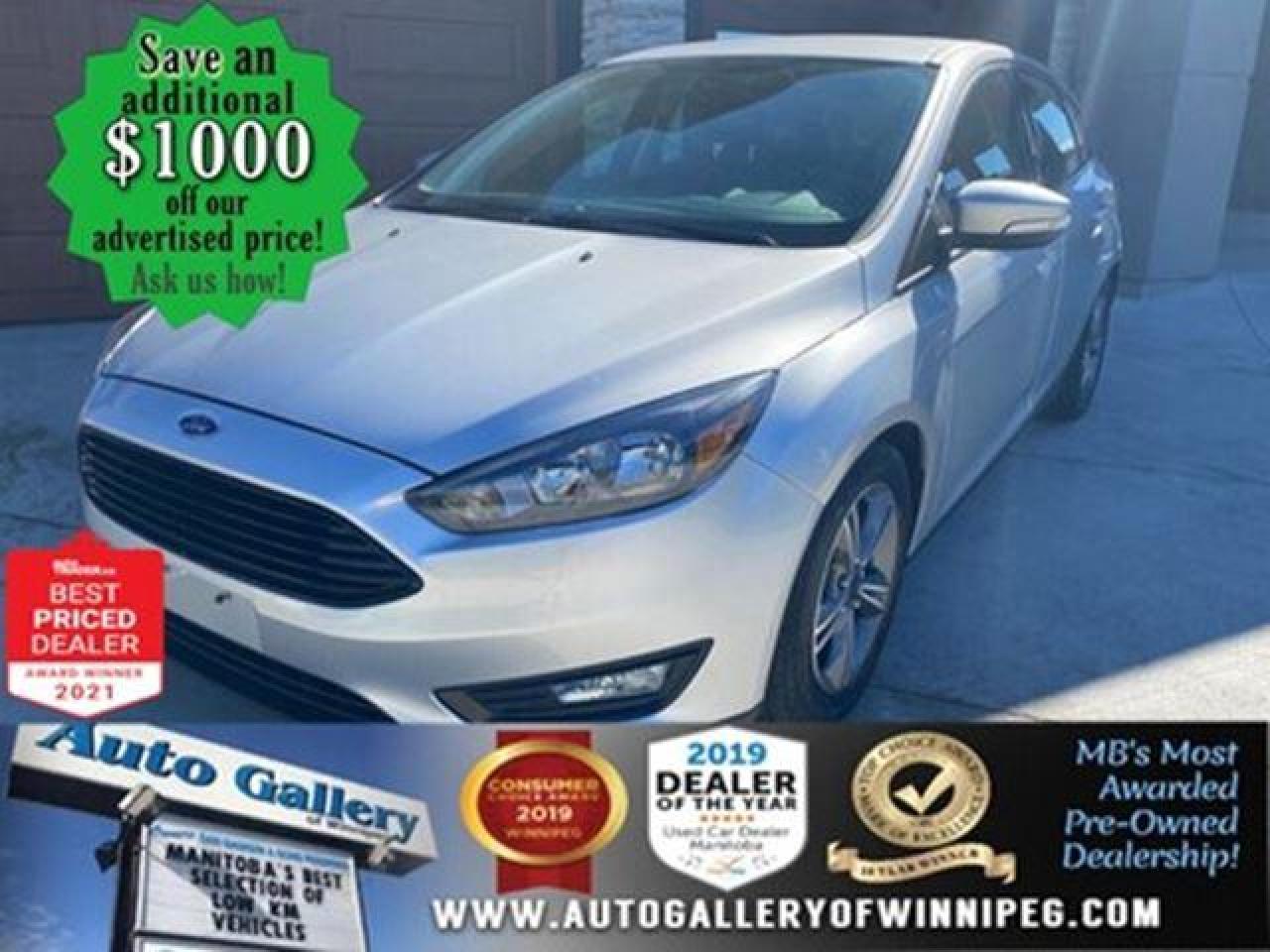 Used 2016 Ford Focus SE* Reverse Camera/Bluetooth/Hatchback for sale in Winnipeg, MB