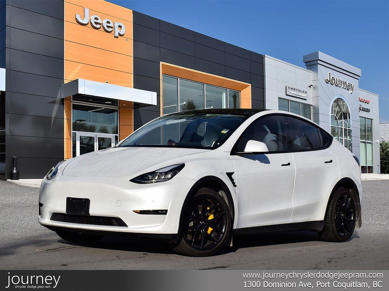 Save on PST while saving the planet! No accidents!

2021 Tesla Model Y Long Range AWD 1-Speed Automatic Dual Electric Motor White



Air Conditioning, Auto High-beam Headlights, Exterior Parking Camera Rear, Front anti-roll bar, Front dual zone A/C, Front fog lights, Fully automatic headlights, Genuine wood dashboard insert, Heated front seats, Heated rear seats, Heated steering wheel, Lane Departure Warning System, Memory seat, Navigation System, Rear window defroster, Remote keyless entry, Speed control, Steering wheel memory, Steering wheel mounted A/C controls, Steering wheel mounted audio controls.





Awards:

  * ALG Canada Residual Value Awards