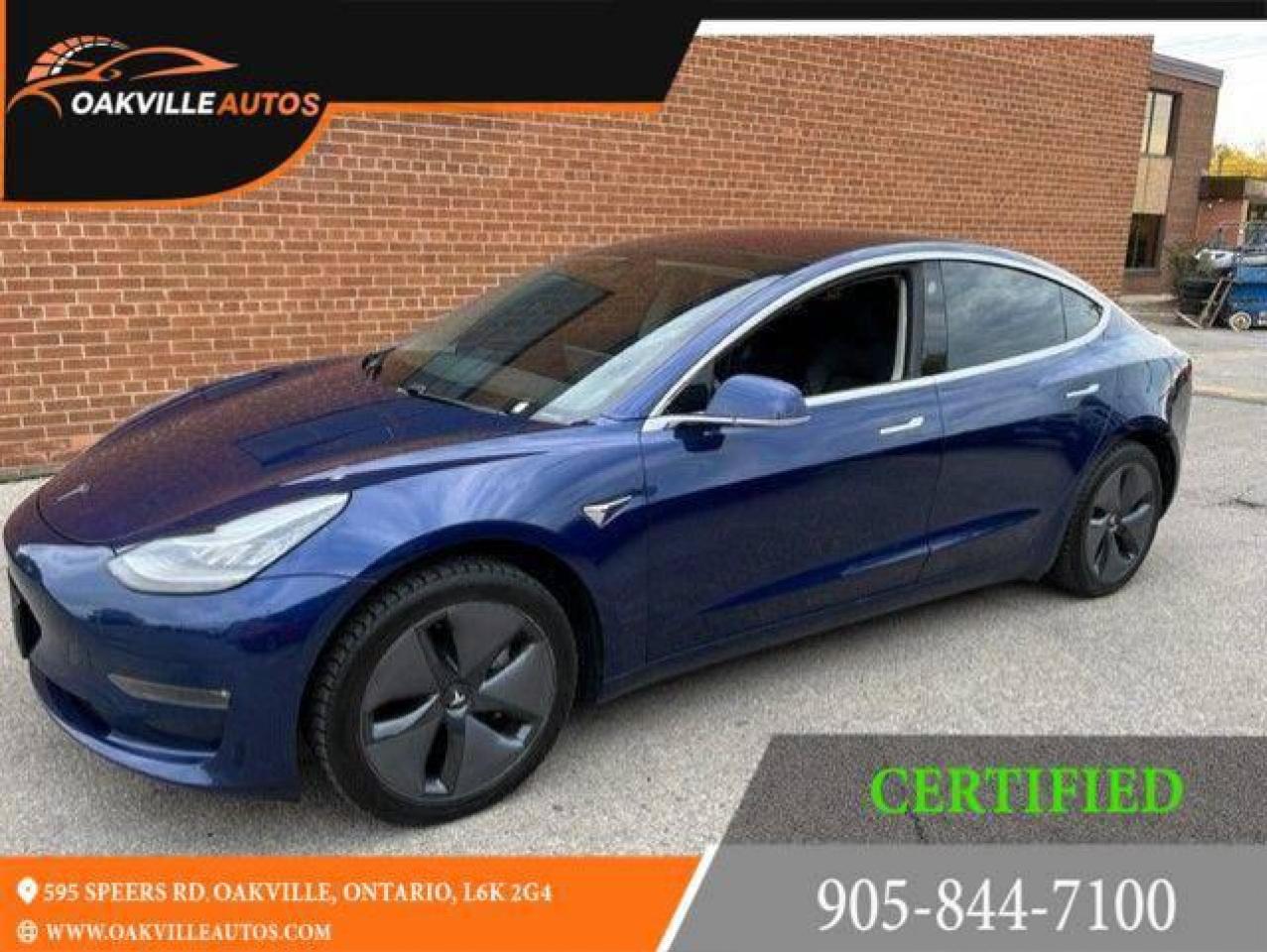 Used 2018 Tesla Model 3 LONG RANGE/AUTOPILOT/1 OWNER/NO REPORTED ACCIDENTS for sale in Oakville, ON