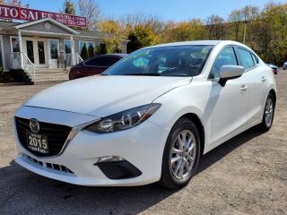 <p><span style=font-family: Segoe UI, sans-serif; font-size: 18px;>***INCLUDES TWO SETS OF TIRES ON RIMS W/ WINTERS AND ALL-SEASONS***VERY SHARP LOOKING PEARL WHITE MAZDA SEDAN W/ EXCELLENT MILEAGE, EQUIPPED W/ THE VERY FUEL EFFICIENT 4 CYLINDER 2.0L SKY-ACTIVE ENGINE, LOADED W/ BLUETOOTH CONNECTION, KEYLESS ENTRY, PUSH BUTTON START, AIR CONDITIONING, POWER LOCKS/WINDOWS AND MIRRORS, WARRANTY AND MUCH  MORE!*** FREE RUST-PROOF PACKAGE FOR A LIMITED TIME ONLY *** This vehicle comes certified with all-in pricing excluding HST tax and licensing. Also included is a complimentary 36 days complete coverage safety and powertrain warranty, and one year limited powertrain warranty. Please visit our website at bossauto.ca today!</span></p>