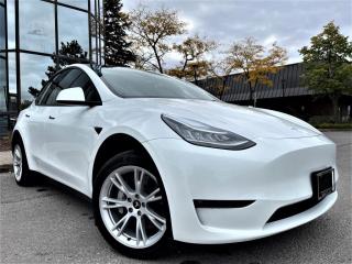 Used 2022 Tesla Model Y LONG RANGE|AWD|DUAL MOTOR|ALLOYS|LEATHER|PREMIUM AUDIO for sale in Brampton, ON