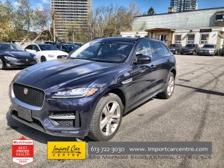 Used 2018 Jaguar F-PACE 25t R-Sport LEATHER, PANO ROOF, MERIDAIN SOUND, BL for sale in Ottawa, ON