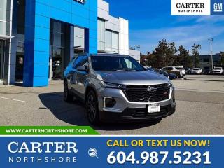 New 2023 Chevrolet Traverse RS NAVIGATION - MOONROOF - WIRELESS CHARGING for sale in North Vancouver, BC
