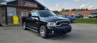 <p>Beautiful One Owner Ram Limited!!! Four wheel Drive ~V8 HEMI~Heated & Cooled Seats~SUNROOF~Stunning Leather embossed seats. This truck is must see. </p><p>Email or call to book your test drive today</p><p>Country Automotive</p><p>519-923-2886</p><p>countryautomotivesales@gmail.com</p>