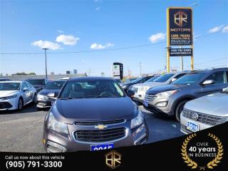Used 2015 Chevrolet Cruze No Accidents | 1LT | Reverse Camera | Automatic for sale in Brampton, ON