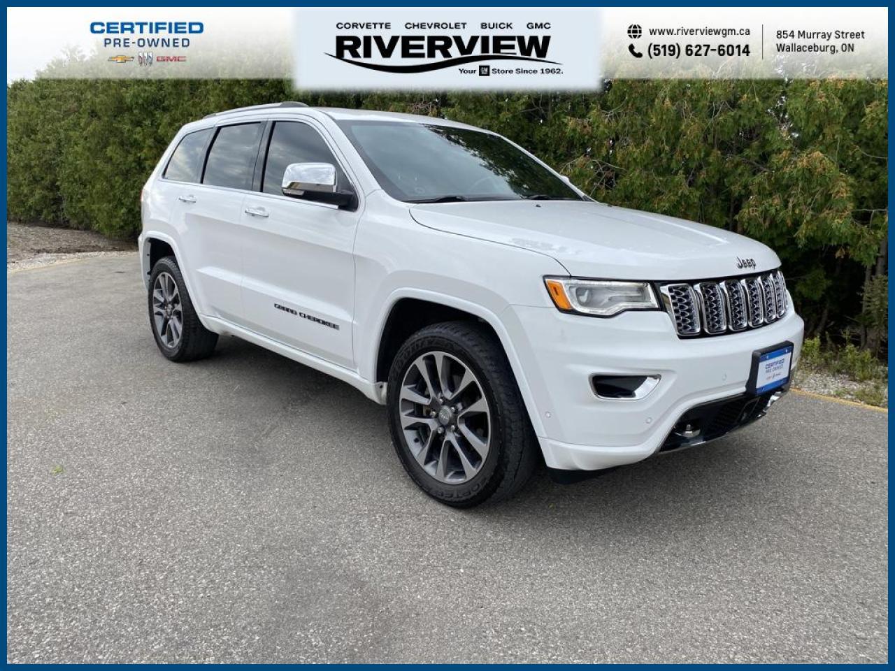 Used 2018 Jeep Grand Cherokee Overland PANORAMIC SUNROOF | LEATHER | NAVIGATION | REAR VIEW CAMERA for sale in Wallaceburg, ON