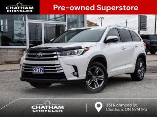 Used 2017 Toyota Highlander Limited LIMITED SUNROOF for sale in Chatham, ON