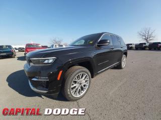 This Jeep Grand Cherokee 4xe boasts a Intercooled Turbo Gas engine powering this Automatic transmission. TRANSMISSION: 8-SPEED TORQUEFLITE AUTO PHEV (STD), STEEL GREY/GLOBAL BLACK, NAPPA LEATHER-FACED SEATS, QUICK ORDER PACKAGE 27T SUMMIT -inc: Engine: 2.0L DOHC I-4 DI Turbo PHEV, Transmission: 8-Speed TorqueFlite Auto PHEV.*This Jeep Grand Cherokee 4xe Comes Equipped with These Options *LUXURY TECH GROUP V -inc: Wireless Charging Pad, 2nd-Row Manual Window Shades, FRONT PASSENGER INTERACTIVE DISPLAY, ENGINE: 2.0L DOHC I-4 DI TURBO PHEV (STD), DIAMOND BLACK CRYSTAL PEARL, BODY-COLOUR ROOF -inc: Monotone Paint, 19 SPEAKER MCINTOSH AUDIO SYSTEM -inc: 950-Watt Amplifier, Wheels: 20 x 8.5 Painted Silver Aluminum, Voice Activated Dual Zone Front And Rear Automatic Air Conditioning w/Front Infrared, Valet Function, Turn-By-Turn Navigation Directions.* Why Buy From Us? *Thank you for choosing Capital Dodge as your preferred dealership. We have been helping customers and families here in Ottawa for over 60 years. From our old location on Carling Avenue to our Brand New Dealership here in Kanata, at the Palladium AutoPark. If youre looking for the best price, best selection and best service, please come on in to Capital Dodge and our Friendly Staff will be happy to help you with all of your Driving Needs. You Always Save More at Ottawas Favourite Chrysler Store* Visit Us Today *For a must-own Jeep Grand Cherokee 4xe come see us at Capital Dodge Chrysler Jeep, 2500 Palladium Dr Unit 1200, Kanata, ON K2V 1E2. Just minutes away!