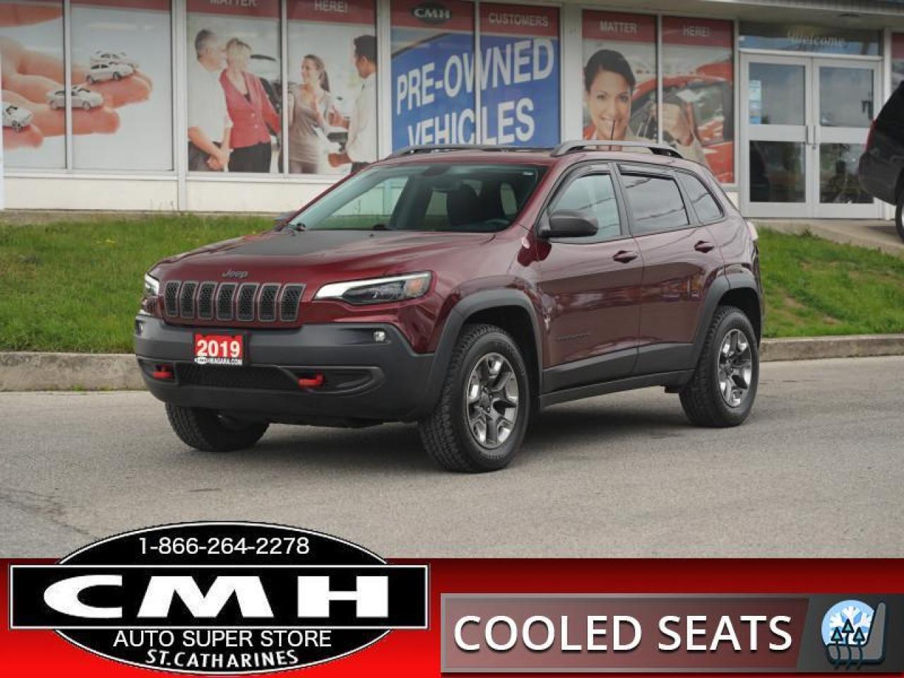 2019 Jeep Cherokee Trailhawk L Plus  NAV ROOF HTD-S/W 17-AL